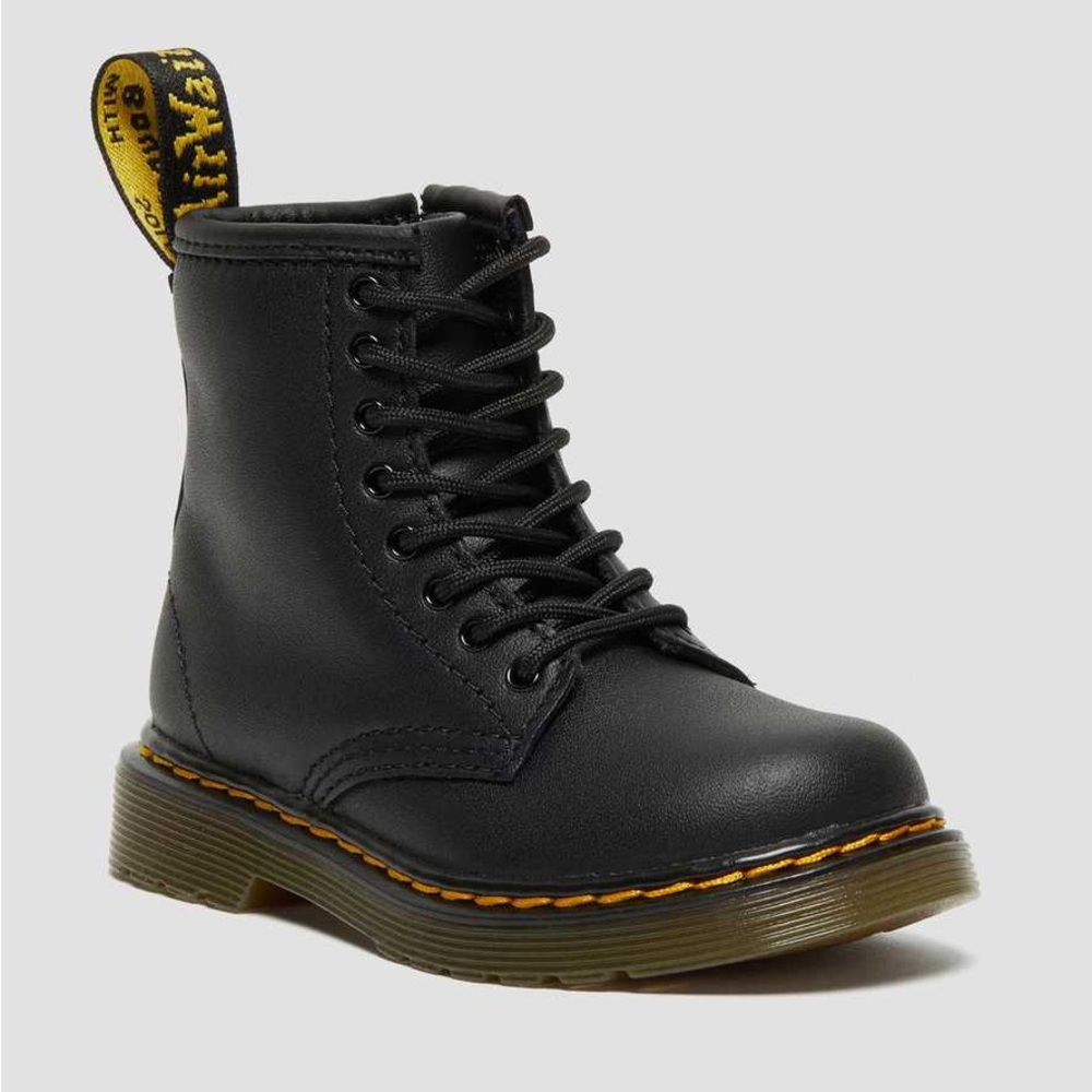 Kids black doc martens